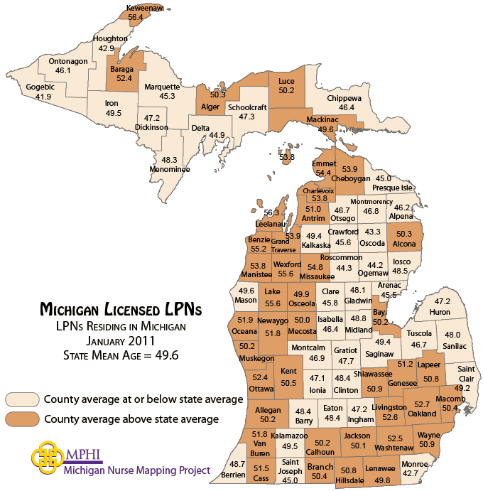 LPNs mean age map